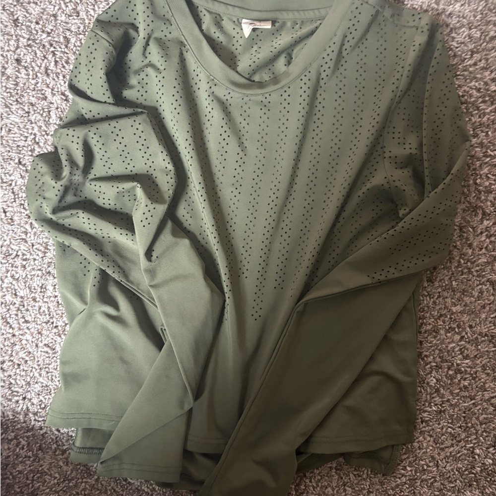 Olive Green Women's Top